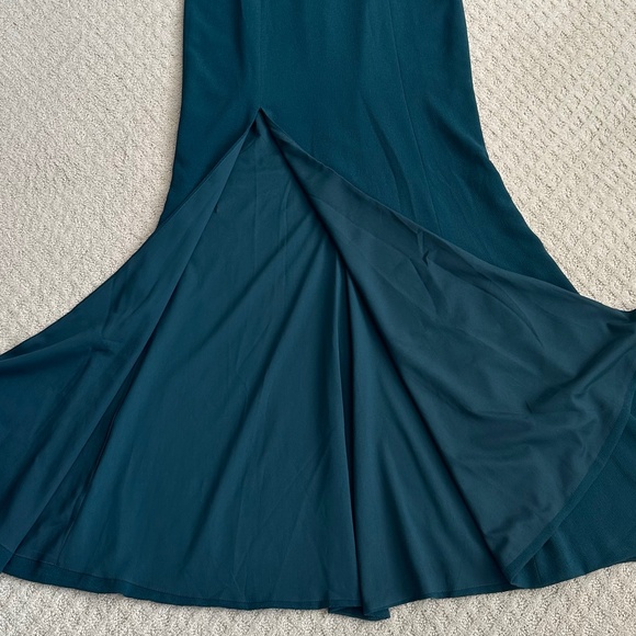 Dress The Population Iris Sleeveless Mermaid Gown New Pine L Holidays Formal - Picture 8 of 15